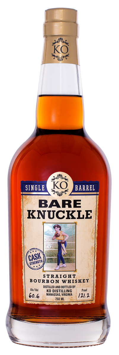 KO Distilling Bare Knuckle Bourbon Whiskey Cask Strength
