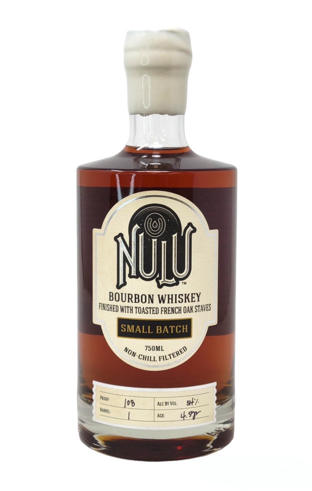Nulu Bourbon Whiskey Small Batch Finished with Toasted French Oak