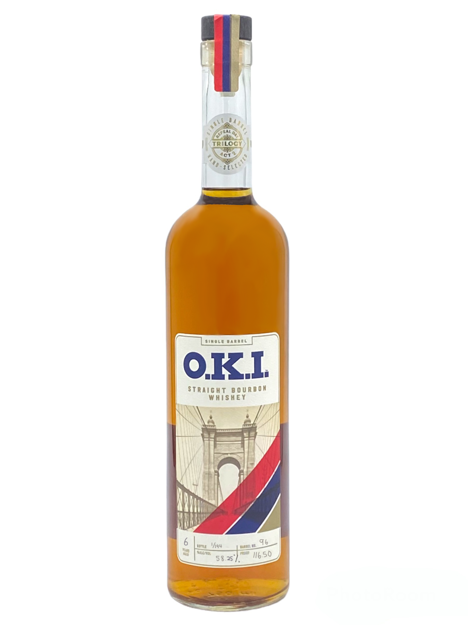 O.K.I. Single Barrel Bourbon 'Repeal Day' Trilogy - Act 2 "The Volstead Act"