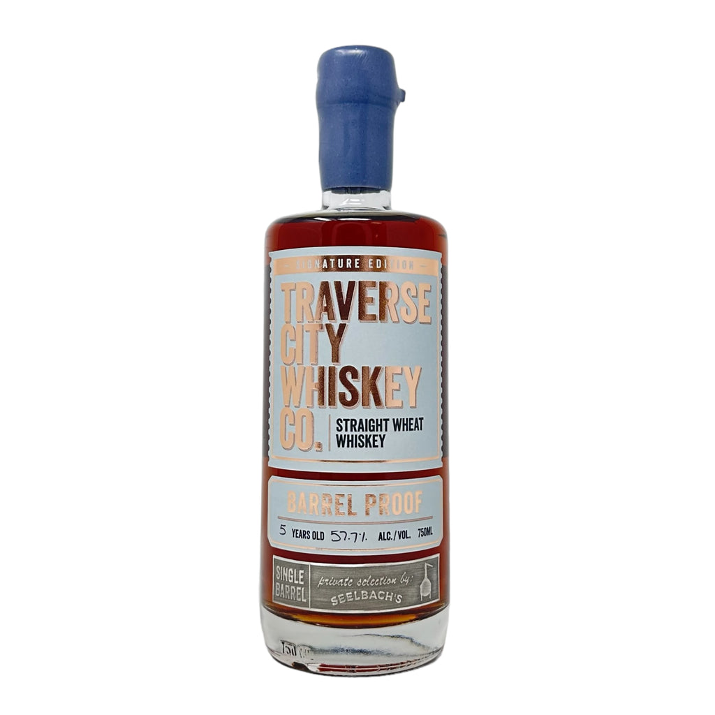 Traverse City Whiskey Co Single Barrel Wheat Whiskey W17-064 115.36 proof -  Selected by Seelbach's