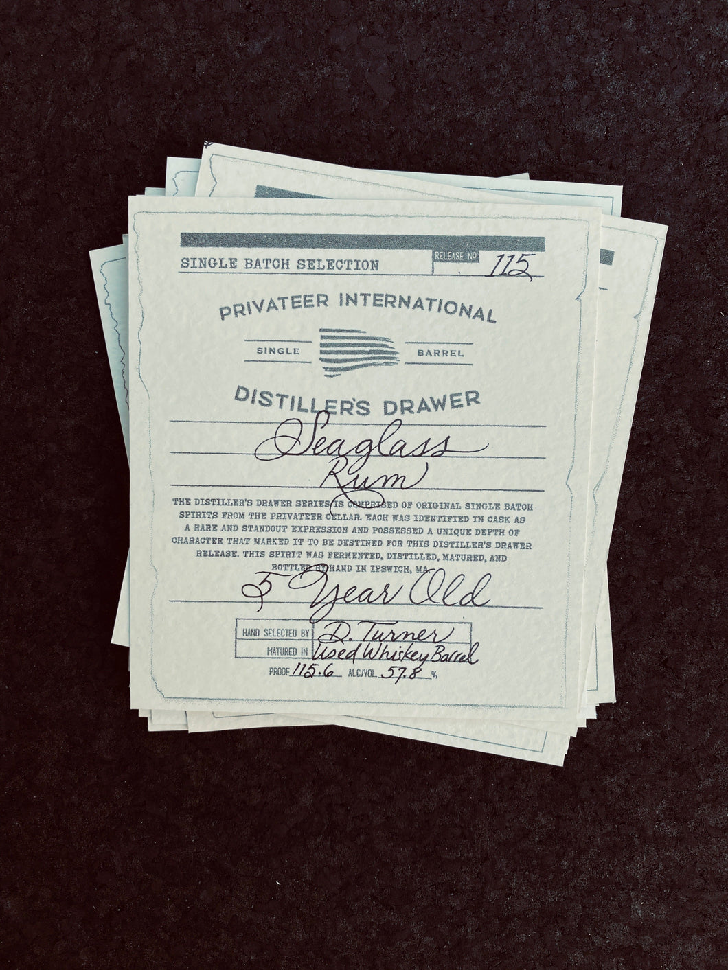 Privateer Rum-Seaglass Rum