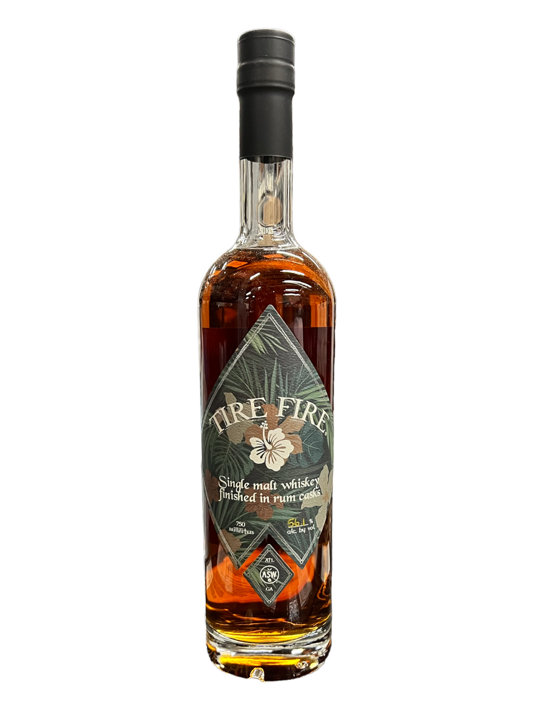 ASW Tire Fire Single Malt Whiskey Finished in Rum Casks