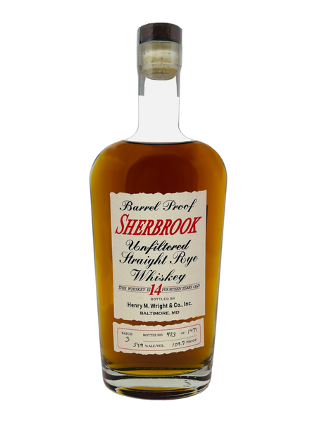 Maryland Heritage Series Sherbrook 14-Year Straight Rye Whiskey
