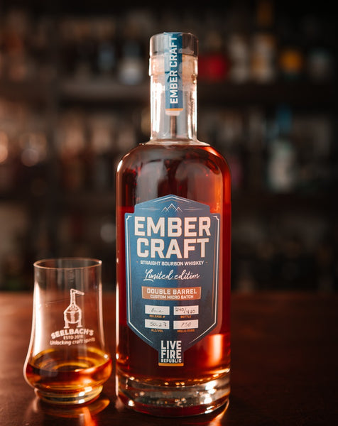 Ember Craft Double Barrel Custom Micro Batch Straight Bourbon Whiskey - Limited Edition