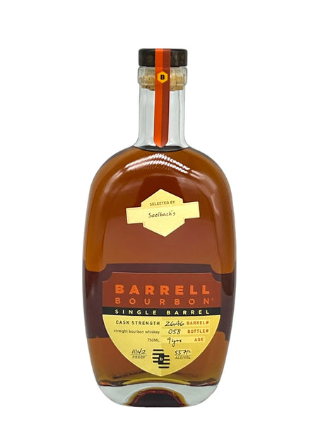 Barrell Single Barrel Bourbon "Z6A6" 111.42 Proof - Selected by Seelbach's