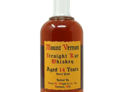 Maryland Heritage Series Mount Vernon 14-Year Straight Rye Whiskey