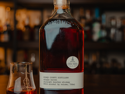 Kings County Distillery Single Barrel Bourbon 128.8 proof - Selected by Seelbach's
