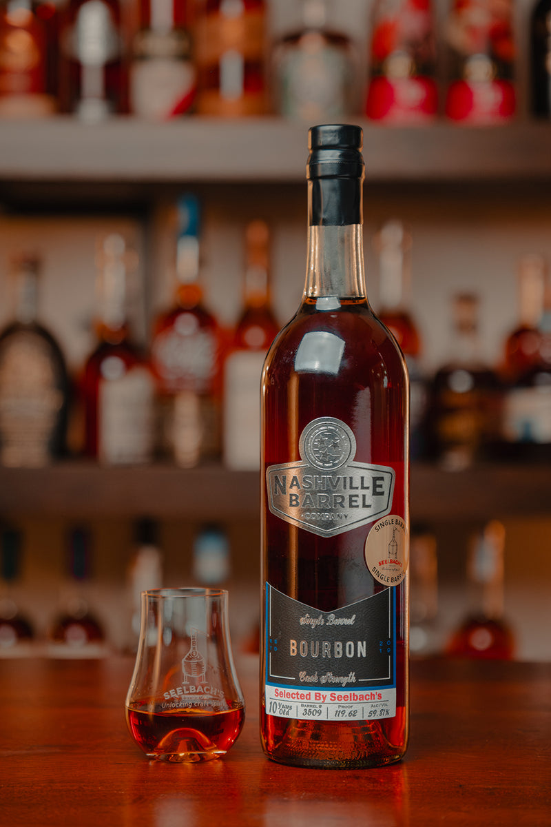 Nashville Barrel Co. 10-year Single Barrel Bourbon #3509 119.62 proof - Selected by Seelbach’s