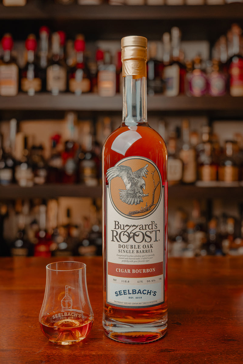 Buzzard's Roost Cigar Single Barrel Bourbon #12604 112.8 proof - Selected by Seelbach's