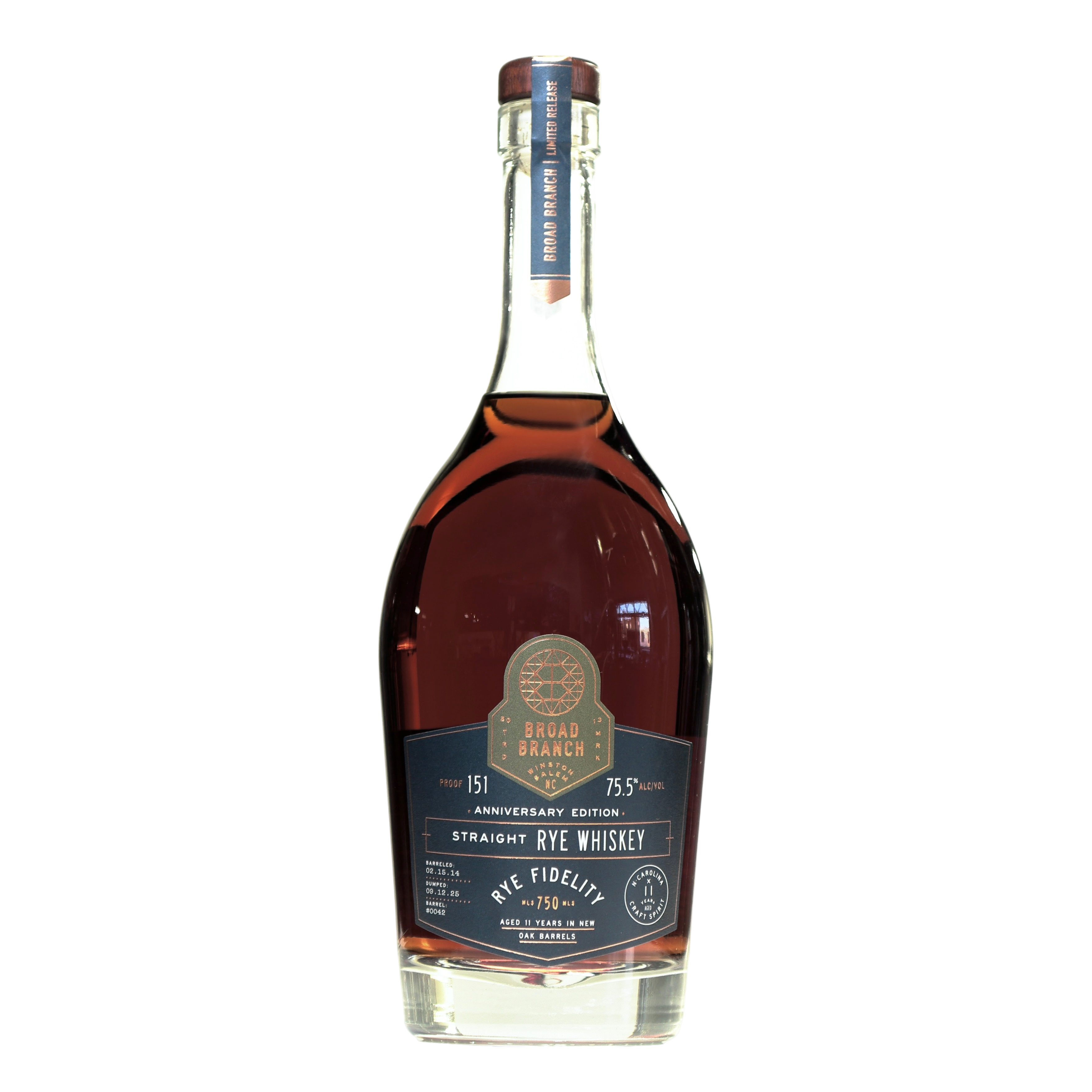 Broad Branch Distillery Rye Fidelity 11th Anniversary Edition – Seelbach's