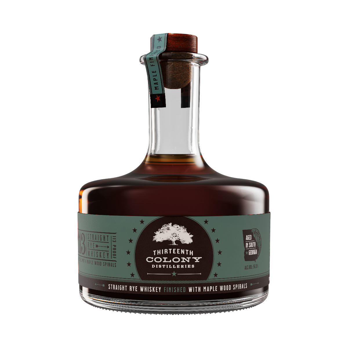 [Insider Exclusive] 13th Colony Straight Rye Whiskey Finished with Maple Wood Spirals