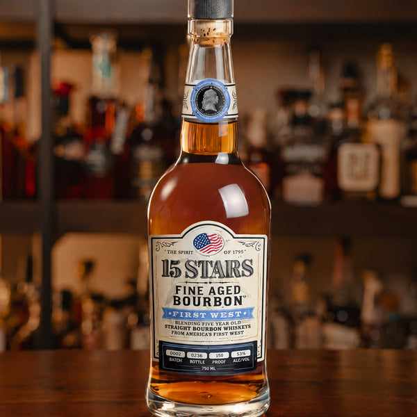 15 STARS Fine Aged Bourbon First West