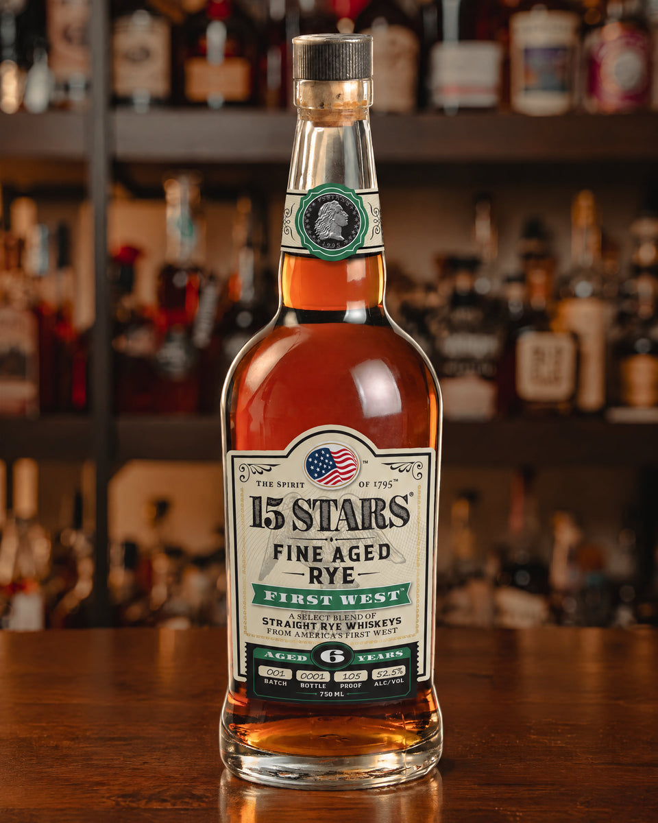 15 STARS First West Straight Rye Whiskey