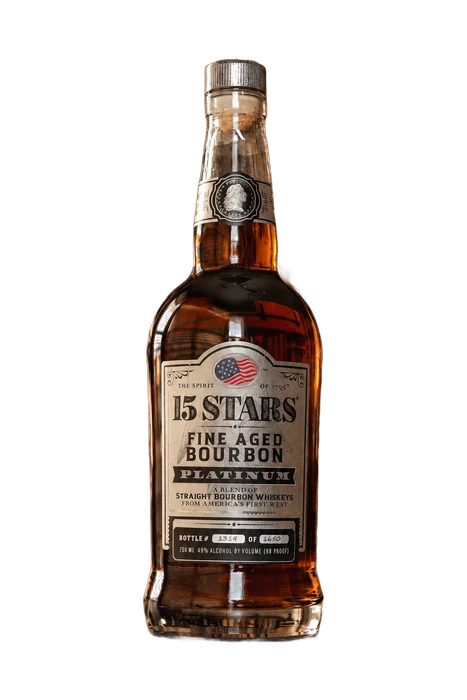 15 Stars Platinum Bourbon Whiskey