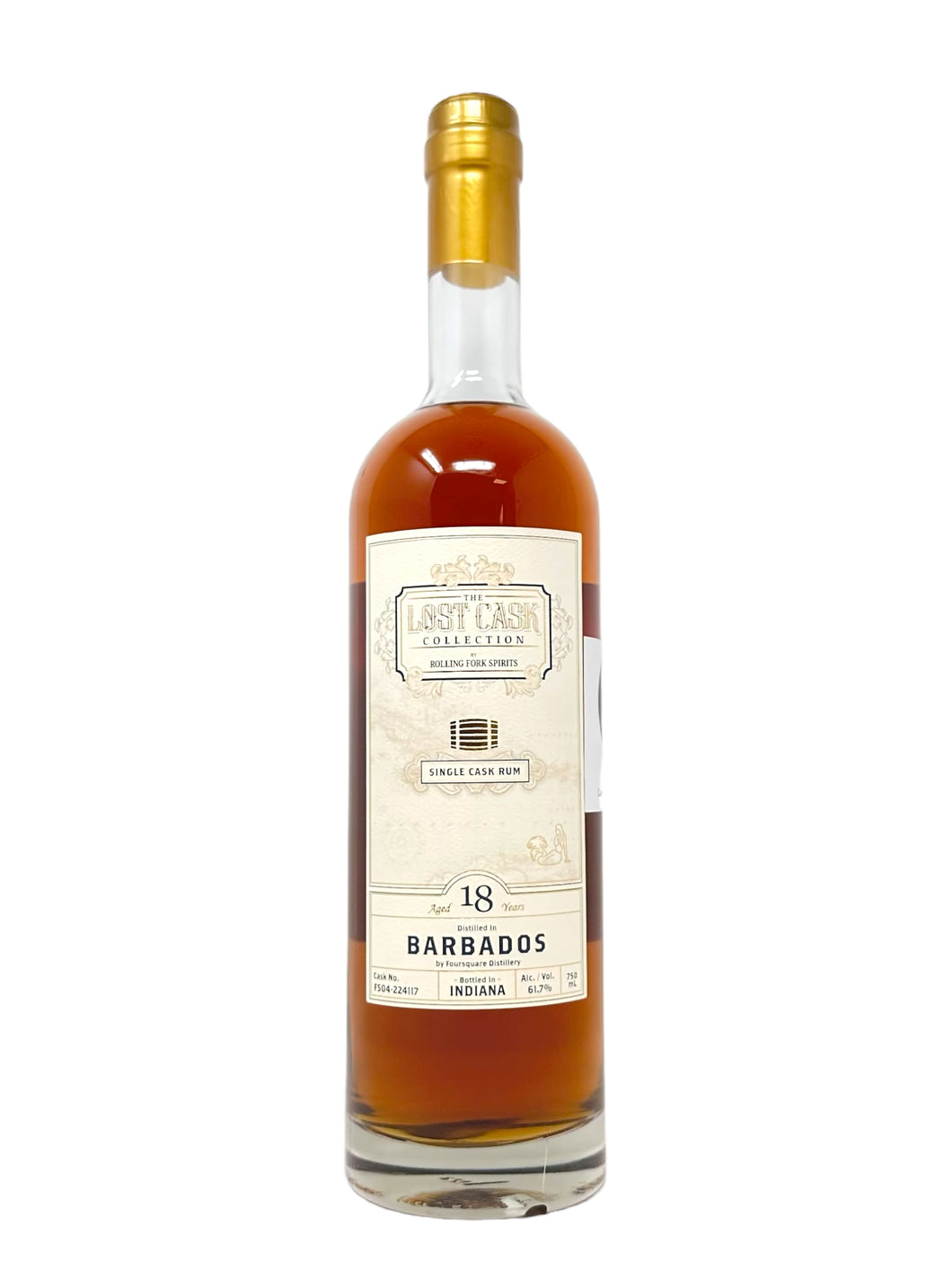 Rolling Fork 18 Year Foursquare Rum Barrel FS04-224117 - Selected by Black Bourbon Society
