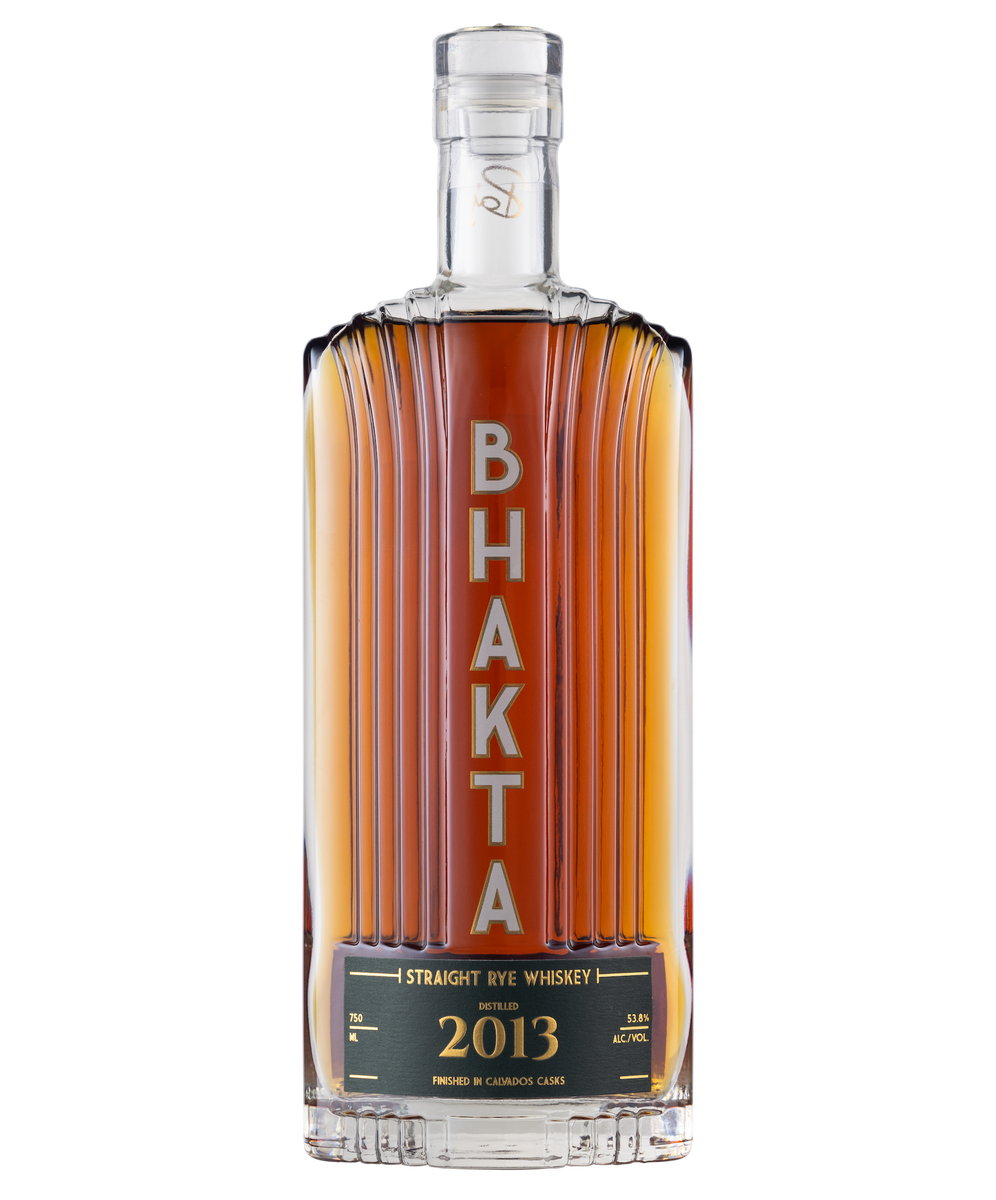 BHAKTA Spirits 2013 Straight Rye Whiskey Finished in Calvados Casks