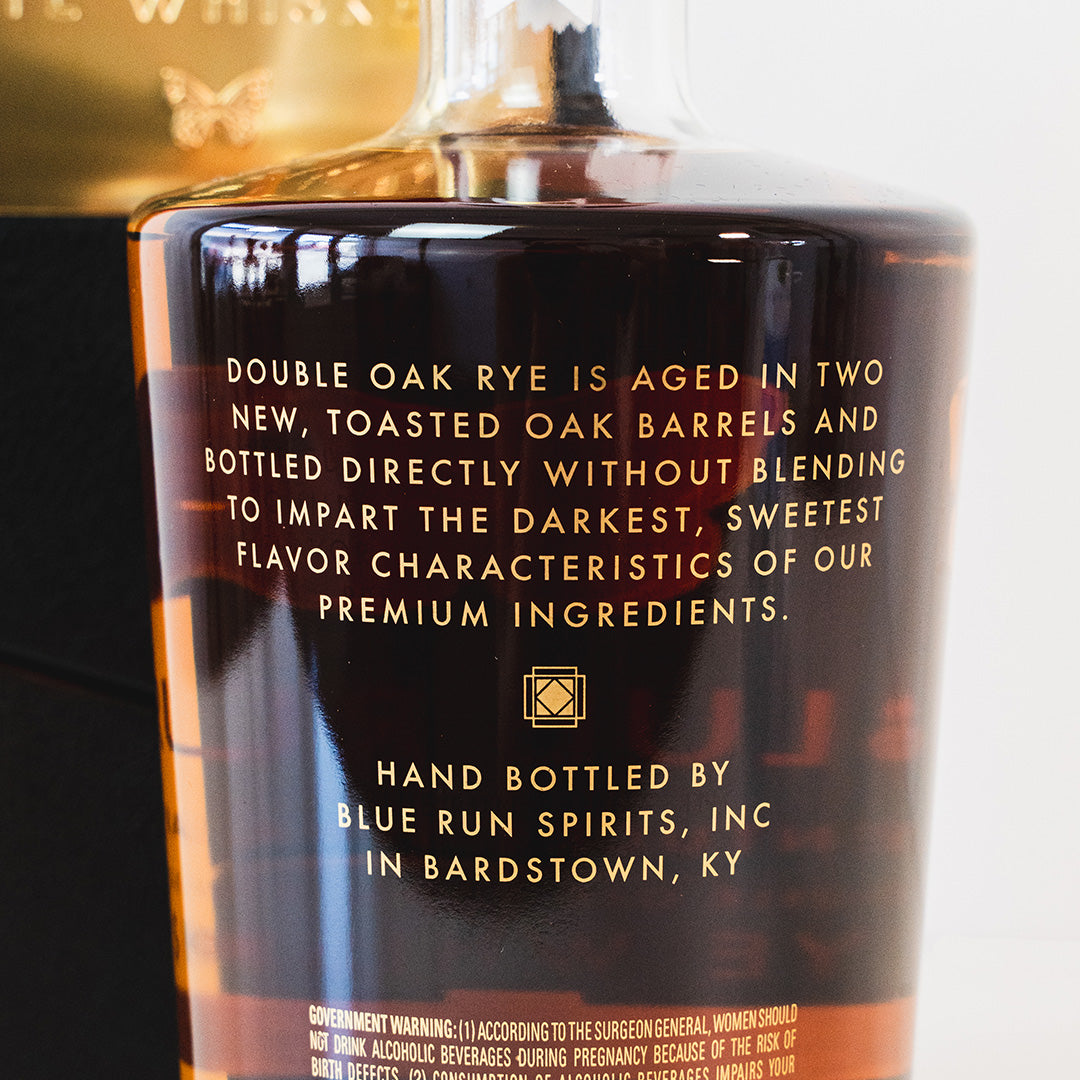 Blue Run Father's Day Double Oak Single Barrel Rye 09F: "Dad's Drinking Bourbon" 108.2 proof
