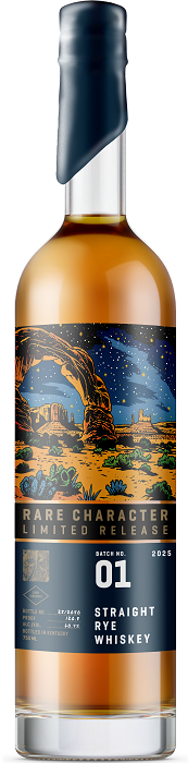Rare Character Limited Release Straight Rye Whiskey 2025 Batch 1 123.76 Proof