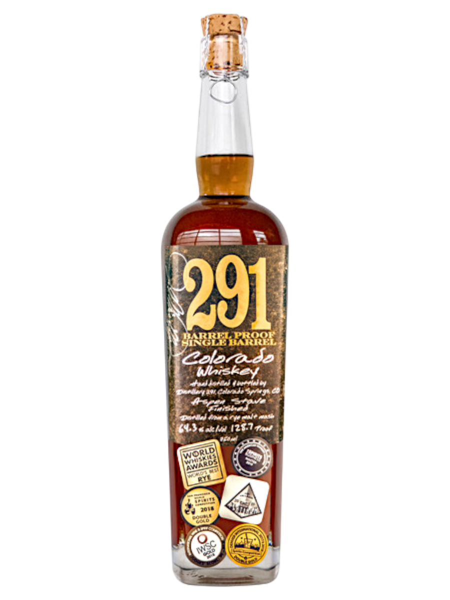 291 Colorado Whiskey Barrel Proof Single Barrel Rye