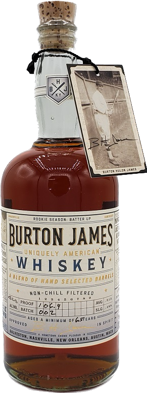 Burton James Uniquely American Whiskey Batch 02 - Rookie Season - Batter Up
