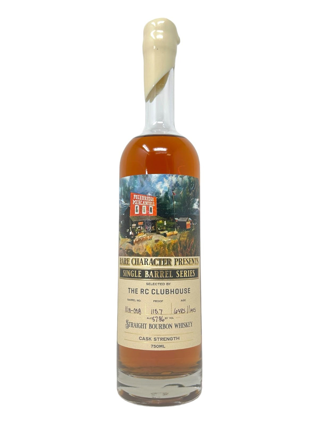 Rare Character Whiskey Straight Bourbon Whiskey #NIO-058 115.7 proof - Selected by The RC Clubhouse