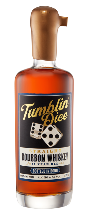 Tumblin' Dice Straight Bourbon Whiskeyのボトル画像