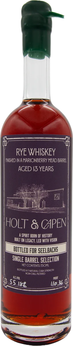 Forward Slash Holt & Capen Single Barrel Specialty Rye - Selected by Seelbach's