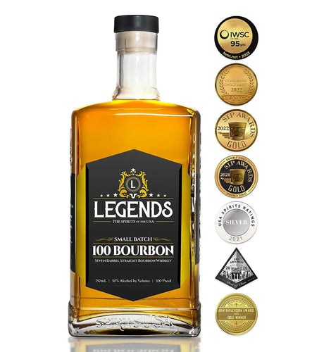 Legends of Georgia Small Batch 100 Bourbon Seven Barrel Blend Whiskey