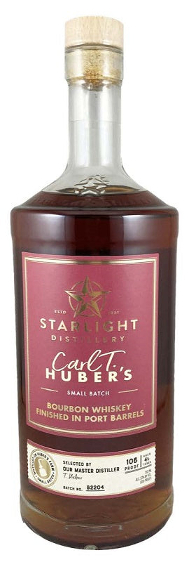 Starlight Distillery Small Batch Bourbon Whiskey Finished in Port Barrels