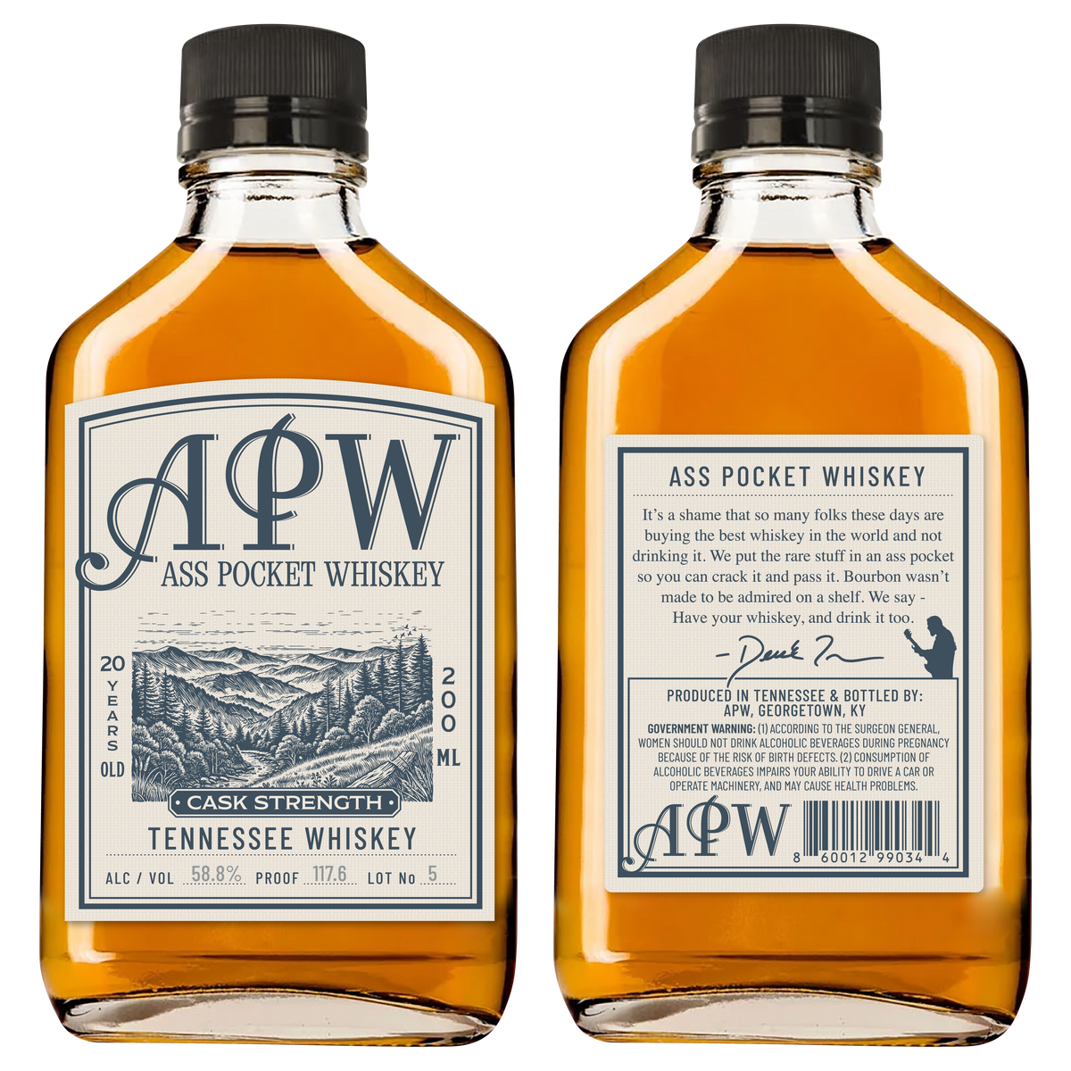 Ass Pocket 20-Year Whiskey Release No.5: 2-Pack in Collectible Box