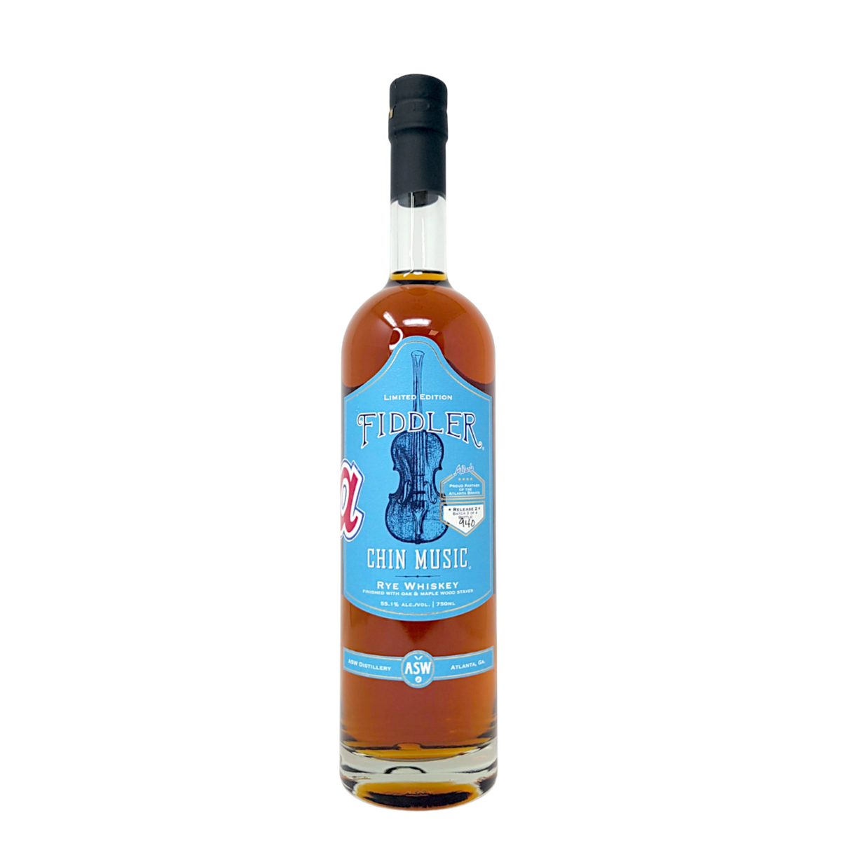 ASW Distillery Fiddler Chin Music Rye Whiskey