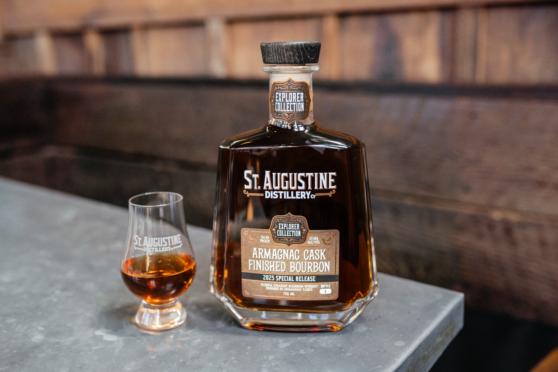 St. Augustine Distillery Armagnac Cask Finished Bourbon