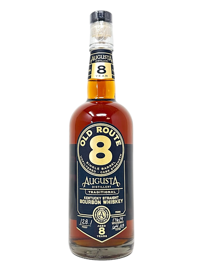 Augusta Distillery Old Route 8 Limited 8-Year First Edition Single Barrel #4 - "Spiced Bit O Honey" - 128.1