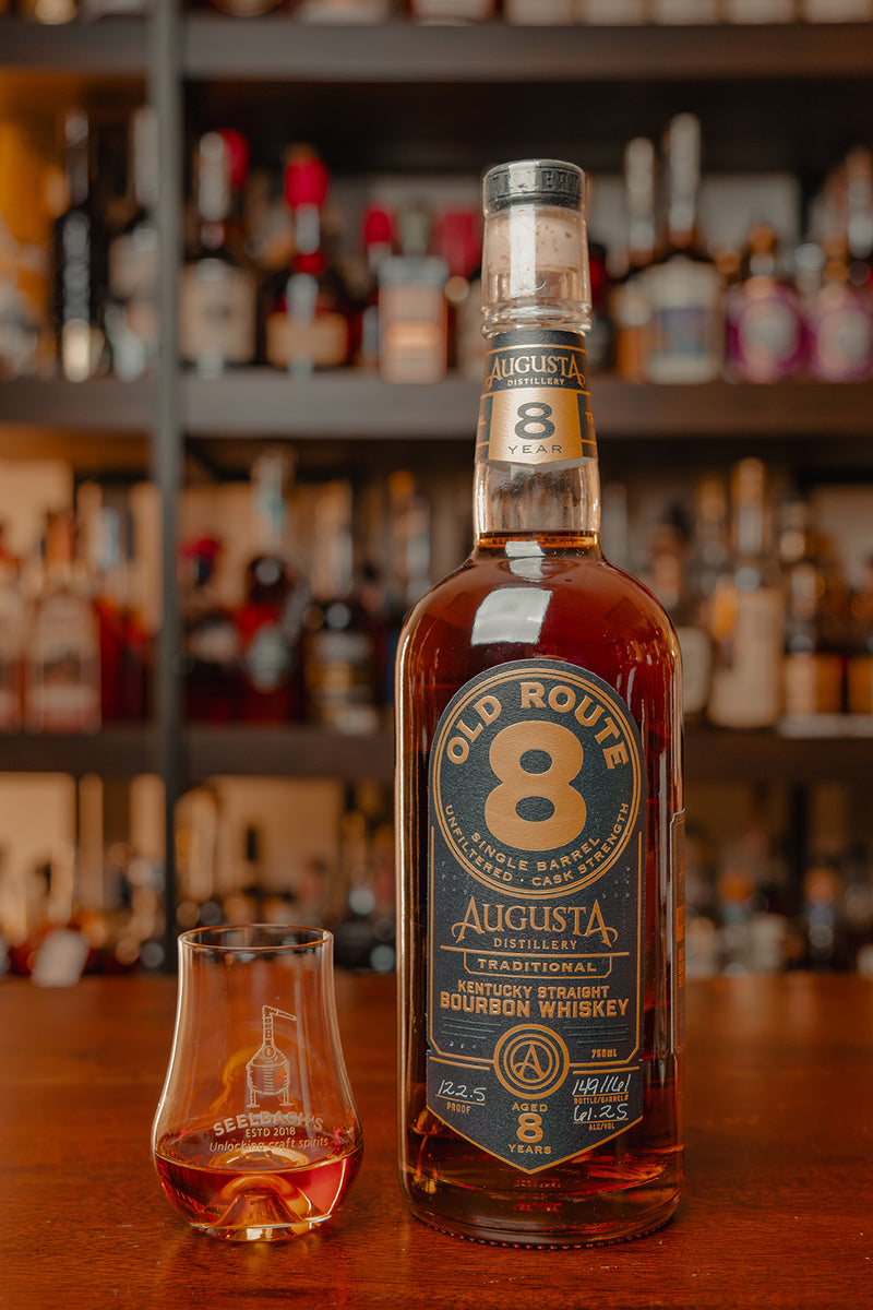 Augusta Distillery Old Route 8 Limited 8-Year Single Barrel 122.5 proof - Selected by Seelbach's