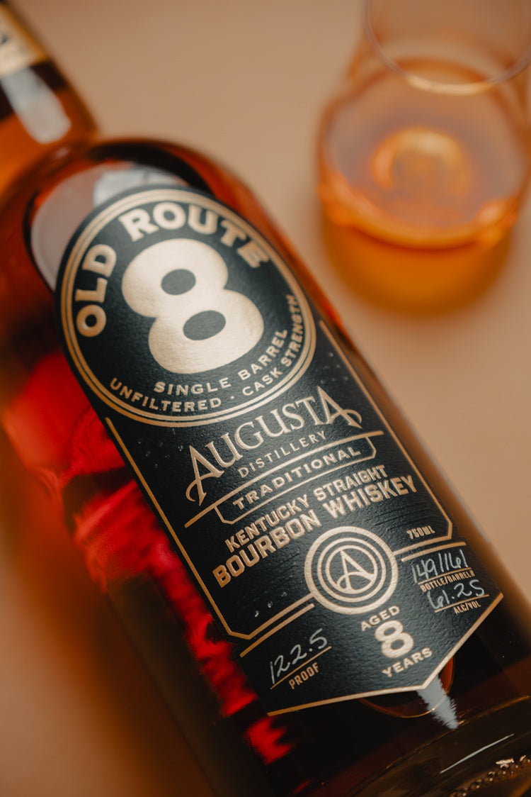 Augusta Distillery Old Route 8 Limited 8-Year Single Barrel 122.5 proof - Selected by Seelbach's