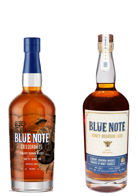 Blue Note Honey Bourbon Cask Whiskey & Crossroads 2-Pack