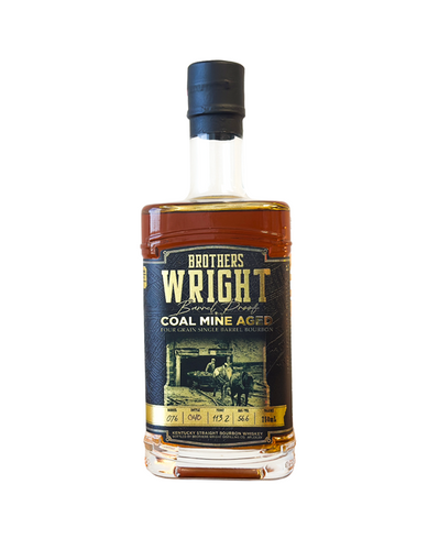 Brothers Wright Distilling Co. Barrel Proof Bourbon Whiskey