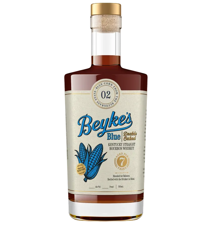 Beyke's Blue 2026 Double Oaked Kentucky Straight Blue Corn Bourbon Whiskey 002