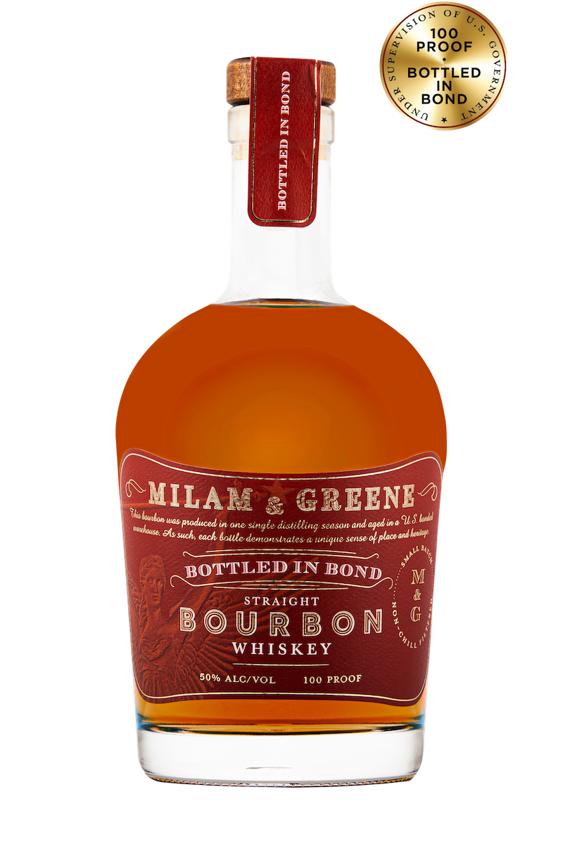 Milam and Greene Bottled in Bond 4yr 100 proof