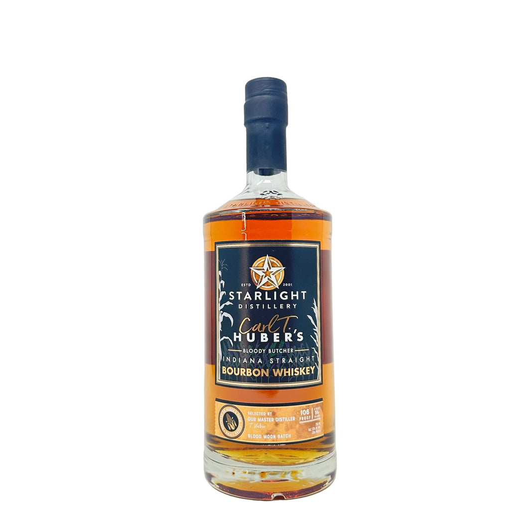 Starlight Distillery Bloody Butcher Indiana Straight Bourbon Whiskey 106 proof