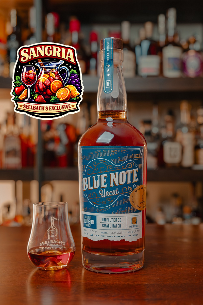 Blue Note Single Barrel "Sangria" Uncut High Corn Bourbon #23927 117.96 proof - Selected by Seelbach's