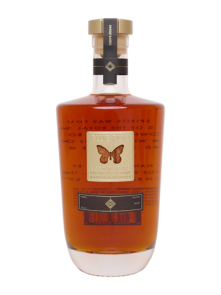 Blue Run 8-Year Single Barrel Bourbon "Hat & Cattle" 123.8 Proof