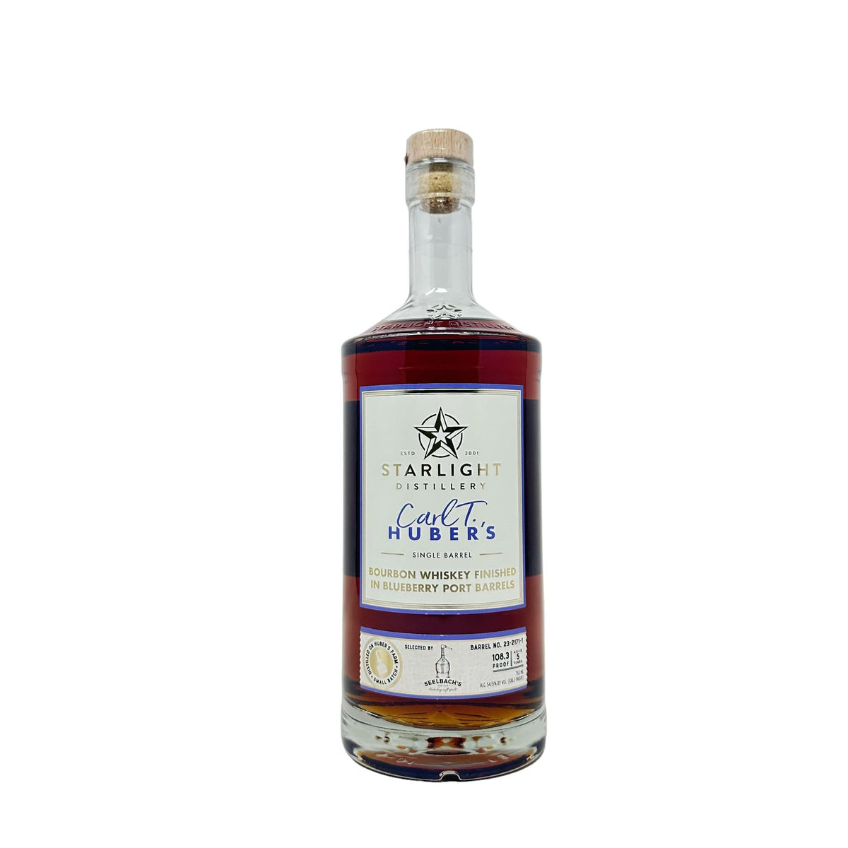 Starlight Distillery Blueberry Port Finished Bourbon #23-2171-1 108.3 proof - Selected by Seelbach's