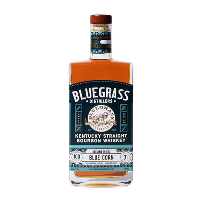 Bluegrass Distillers 7-Year High Rye Blue Corn 100 Proof Bourbon