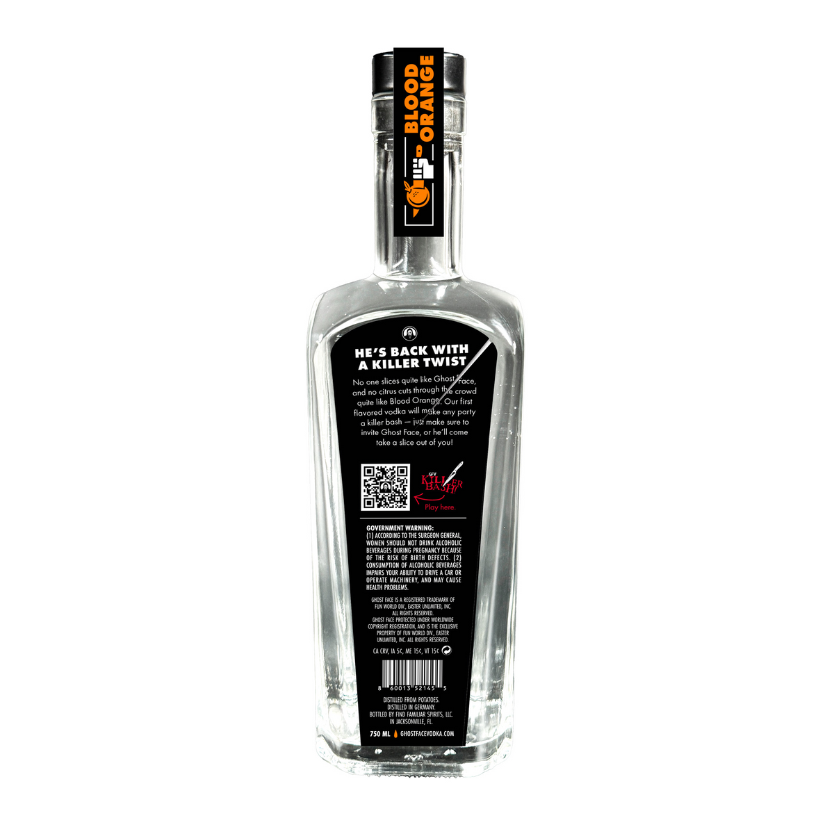 GHOST FACE VODKA BLOOD ORANGE