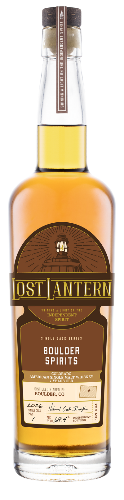 Lost Lantern Spring 2026 Collection: Boulder Spirits Colorado Single Malt Whiskey 7-Years Old