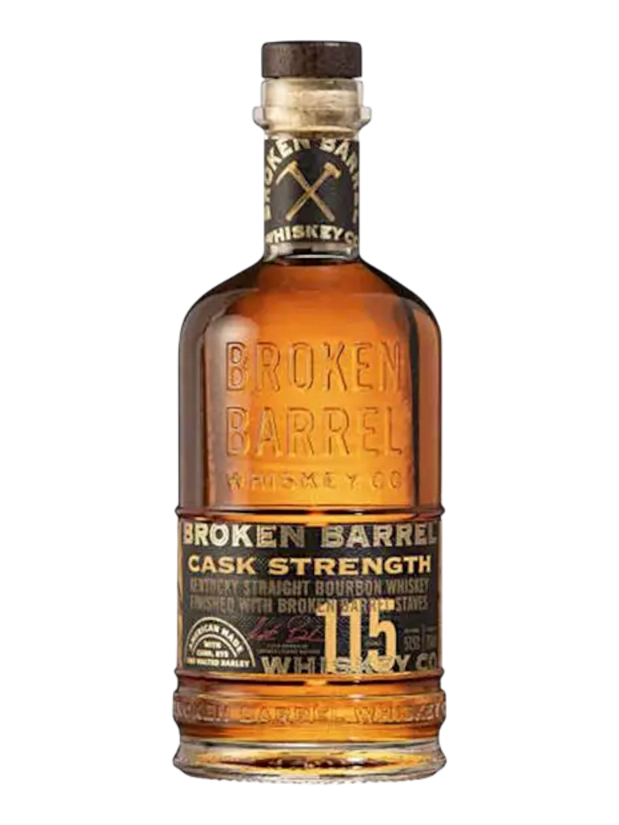 Broken Barrel Whiskey Cask Strength Bourbon Whiskey (100 ml)