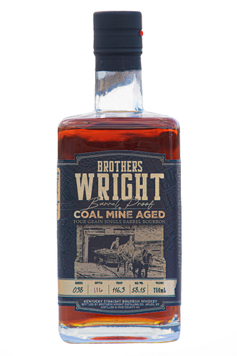 Brothers Wright Distilling Co. Barrel Proof Single Barrel Bourbon