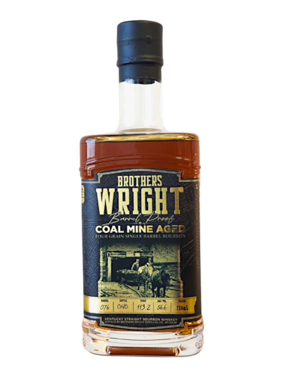 Brothers Wright Distilling Co. Barrel Proof Bourbon Whiskey