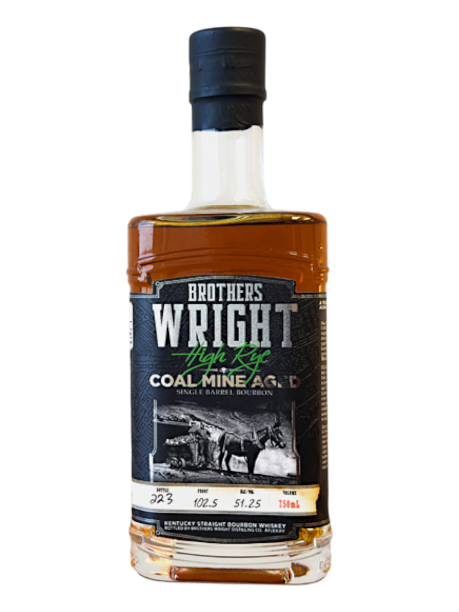 Brothers Wright Distilling High Rye Bourbon Whiskey